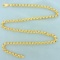 24 Inch Rolo Link Chain Necklace In 18k Yellow Gold