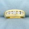 1ct Tw Diamond Channel Set Anniversary Or Wedding Ring In 18k Yellow Gold
