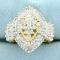 3ct Tw Diamond Statement Ring In 10k Yellow Gold
