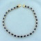 5ct Tw Sapphire And Diamond Bracelet In 14k Yellow Gold