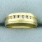 Diamond Wedding Or Anniversary Band Ring In 14k Yellow Gold