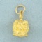 Unique Crown Pendant Or Charm In 8k Yellow Gold