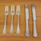 Wallace Washington Five Piece Sterling Silver Flatware Set