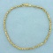 8 Inch Rope Link Chain Bracelet In 14k Yellow Gold