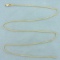 20 Inch Snake Link Chain Necklace In 14k Yellow Gold