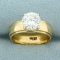 Almost 2ct Diamond Solitaire Engagement Ring In 14k Yellow Gold