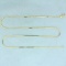 Italian Made 18 Inch Snake Link Chain Necklace In 14k Yellow Gold