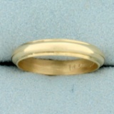 3.7mm Wedding Band Ring In 14k Yellow Gold