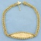 Diamond Cut Double Rope Style Bracelet In 14k Yellow Gold