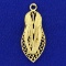 Designer Flip Flop Slipper Charm Or Pendant In 22k Yellow Gold