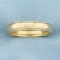Beaded Edge Migraine Wedding Band Ring In 14k Yellow Gold
