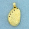 Seashell Pendant In 14k Yellow Gold