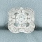 Unique Custom Designed 2.5ct Tw Diamond Ring In Platinum