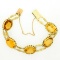 Vintage 50ct Tw Citrine Bracelet In 14k Yellow Gold