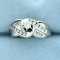 1/2ct Tw Diamond Engagement Or Wedding Ring In 14k White Gold