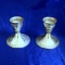 Vintage Pair Of Duchin Creation Sterling Silver Candle Stick Holders