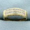 Love Heart Diamond Wedding Ring In 10k Yellow Gold