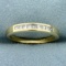 Princess Cut Diamond Wedding Or Anniversary Band Ring In 14k Yellow Gold