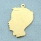 Inscribable Boy Pendant Or Charm In 14k Yellow Gold