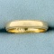 Mens 4mm Beaded Edge Milgrain Wedding Band Ring In 14k Yellow Gold