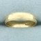 5mm Milgrain Beaded Edge Wedding Band Ring In 14k Yellow Gold