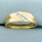 Diamond Wedding Or Anniversary Band Ring In 10k Yellow And White Gold