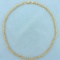 16 1/2 Inch Rope Style Chain Necklace In 14k Yellow Gold