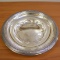 Antique Art Nouveau Gorham Sterling Silver Large 13 Inch Bowl With Hand-detailed Oak Leaf Border