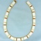 Ruby, Mother Of Pearl And Diamond Necklace In 18k Yellow Gold