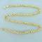 21 Inch Rope Link Chain Necklace In 14k Yellow Gold