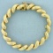 Hammered San Marco Link Bracelet In 14k Yellow Gold