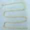 Italian Made Giovanni Balestra And Figli 20 1/2 Inch Cable Link Chain Necklace In 18k Yellow Gold