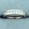 1ct Tw Princess Diamond Wedding Or Anniversary Band Ring In 14k White Gold