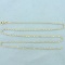 Italian Made 20 Inch Bar And Ball Link Chain Necklace In 14k Yellow Gold