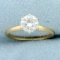 Almost 1ct Diamond Solitaire Engagement Ring In 14k Yellow Gold