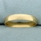 Mens Wedding Band Ring In 14k Yellow Gold