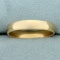 Mens Wedding Band Ring In 14k Yellow Gold