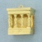 Erechtheion Porch Of The Caryatids Pendant In 18k Yellow Gold