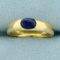 Sapphire Band Ring In 18k Yellow Gold