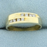 1/4ct Tw Diamond Wedding Ring In 14k Yellow Gold