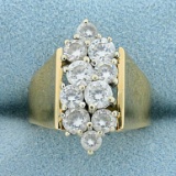 2ct Tw Cz Ring In 14k Yellow Gold