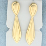 Dangle Earrings In 14k Yellow Gold