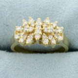 1ct Tw Diamond Wedding Band Ring In 14k Yellow Gold