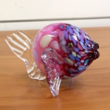 Murano Glass Hand Made Blowfish Signed
