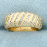 1ct Tw Diamond Dome Ring In 14k Yellow Gold