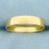 Wedding Band Ring In 10k Yellow Gold