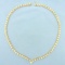 19 Inch Diamond Cut Sparkle Necklace In 14k Yellow Gold