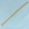 1.5ct Tw Cz Line Bracelet In 14k Yellow Gold