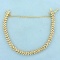 3ct Tw Diamond Chevron Design Tennis Bracelet In 14k Yellow Gold