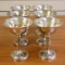 Vintage Set Of Six Sterling Silver Champagne Coupes Or Sherbet Cups